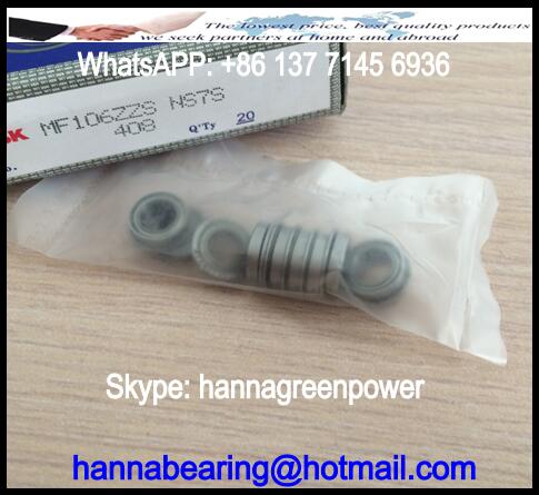 MF106ZZS Flange Miniature Ball Bearing 6x10x2.5mm