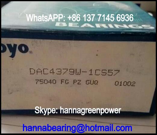 DAC4379W-1CS57 Automobile Wheel Hub Bearing 43x79x41mm