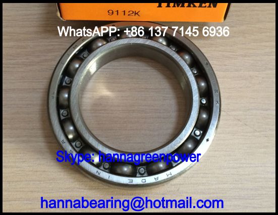 9112K Single Row Deep Groove Ball Bearing 60x95x18mm