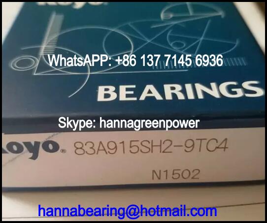 83A915SH2-9TC4 Automobile Deep Groove Ball Bearing 25x55x15mm