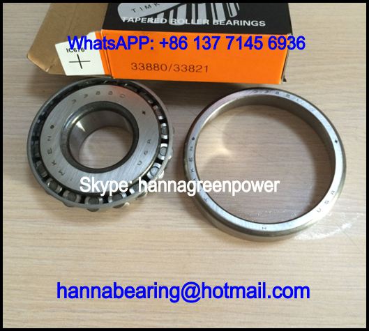 33880/33821 Single Row Taper Roller Bearing 38.1x95.25x27.783mm