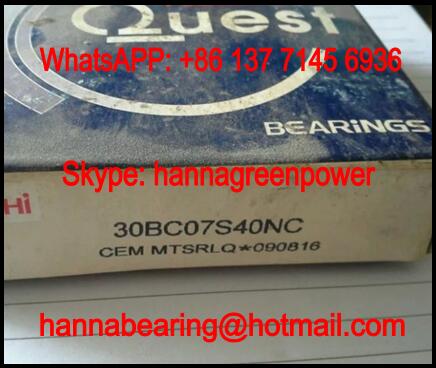 30BC07S40NC Automobile Deep Groove Ball Bearing 30*72*17mm