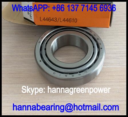 L44643X/L44610 Single Row Taper Roller Bearing 25.4*50.292*14.224mm
