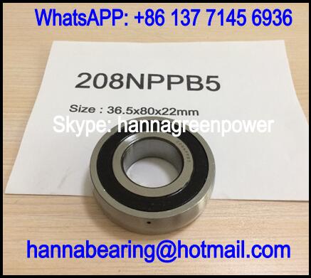 208NPPB5 Agricultural Machinery Ball Bearing 36.512x80x22mm