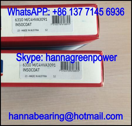 6310M/C4HVA3091 Insulated ​Deep Groove Ball Bearing 50x110x27mm